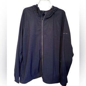 Matrix Navy Blue  Full Zip Windbreaker Mens 2XL